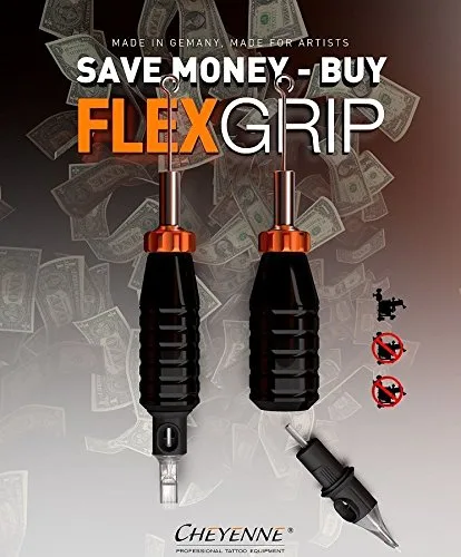 Miniatura 2 de Cheyenne Máquina de tatuaje ajustable Flex Grip 0.866 in