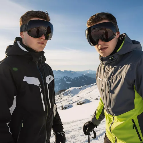 Miniatura 2 de OULAIQI Gafas de esquí de nieve, protección OTG UV400, anti niebla, esquí, patinaje, snowboard, gafas de snowboard para hombres, mujeres y jóvenes