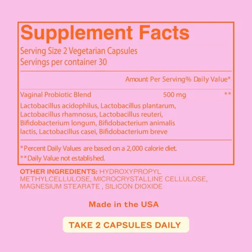 Miniatura 7 de Cheeky Bonsai Suplemento probiótico vaginal para mujeres, apoya el equilibrio saludable del pH y la levadura, mezcla de Lactobacillus de 20 mil