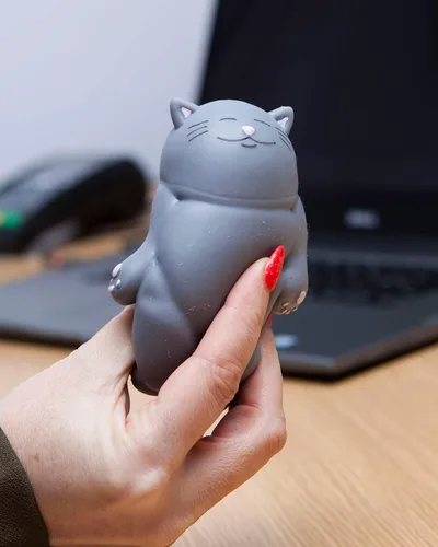 Miniatura 6 de Boxer Gifts Kalma Kitty Juguetes para aliviar el estrés Bolas de estrés únicas para adultos y adolescentes - Juguetes esponjosos para aliviar