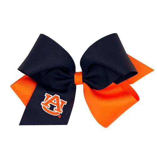 Miniatura 67 de Divine Creations - Lazo para el pelo de dos tonos para niñas con temática universitaria para el día del juego, por Wee Ones en un clip WeeStay