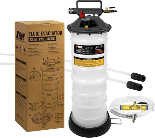 Miniatura 8 de EWK Extractor de Aceite Manual de 8L de Alta Capacidad, Bomba de Cambio de Aceite, Extractor de Líquidos con Tanque Reforzado, Bomba de Cambio