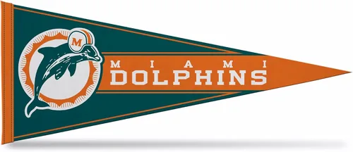 Miniatura 17 de Rico Industries NFL FootballRetro 12" x 30" Felt Wall Décor Pennant - Great for Home/Bed Room/Man Cave Décor