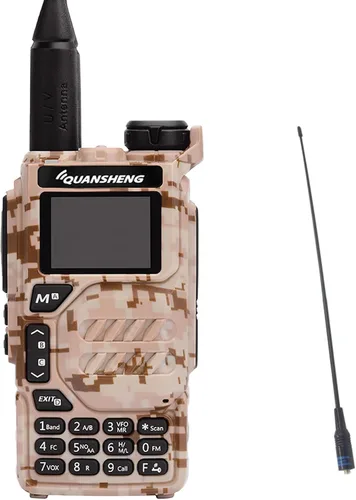 Walkie Talkie UV-K5 5W Dual Band UHF VHF USB-C Cargador Radio bidireccional DTMF FM Scrambler NOAA Frecuencia inalámbrica Copia Jamón Radio de mano