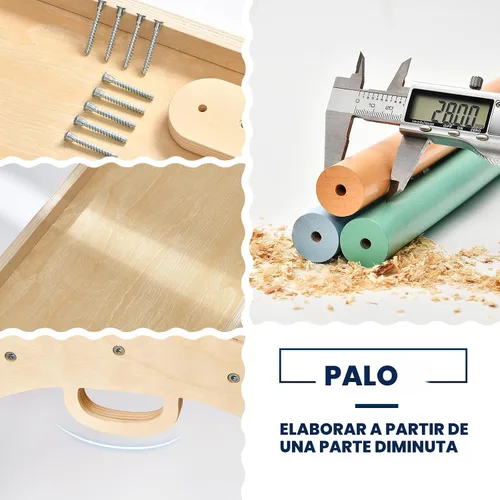 Miniatura 4 de BlueWood 2025 8-en-1 Juego de Escalada Triangular Pikler para Niños Pequeños Juguetes de Interior Parque Infantil de Jungla para Bebés - Rosa Morado
