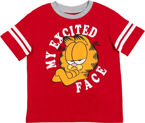 Miniatura 6 de Garfield 3 Pack Camiseta Manga Corta Naranja Rojo Gris