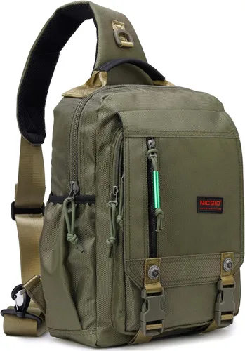 Mochilas de hombro tipo bandolera NICGID, mochilas para pecho y hombro, mochilas para laptop de 12.5'' 13.3'' 14.1'' 15.6'', mochila crossbody tipo