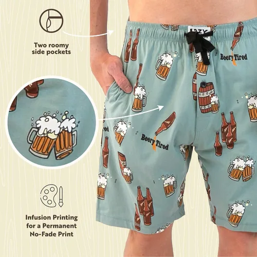 Miniatura 89 de Lazy One - Pantalones cortos de pijama para hombre, ropa de dormir