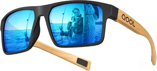 Miniatura 5 de Living out your qool time Lentes de sol polarizados flotantes de pesca resistentes al agua salada, que el revestimiento no se despega Madera