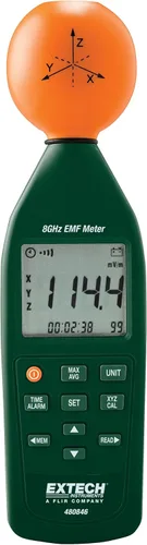 Extech 480823 Medidor de campos electromagnéticos y frecuencias extremadamente bajas.