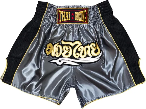 SIAMKICK Pantalones cortos clásicos de Muay Thai para hombres y mujeres, boxeo, kickboxing, alto grado, artes marciales mixtas, ropa de entrenamiento