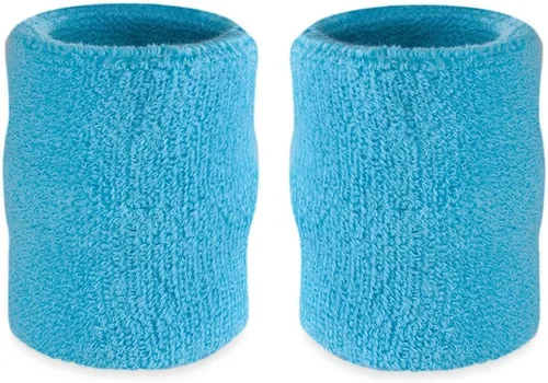 Miniatura 11 de Suddora Muñequeras de Brazo, Bandas Gruesas de Algodón Absorbentes y Transpirables para Entrenamiento, Gimnasia, Baloncesto, Tenis y Fútbol