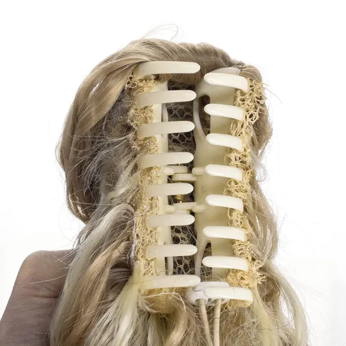 Miniatura 4 de SWACC 12-Pulgadas Extensiones de Cola de Caballo Cortas con Rizos de Tornillo y Pinza de Gancho Extensiones de Cabello Sintético con Cordón