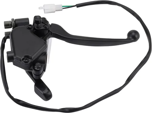 GOOFIT Acelerador de pulgar de mango recto de 7/8 pulgadas de 0.866 in con palanca de freno doble, reemplazo para 50cc 70cc 90cc 110cc 125cc 150cc