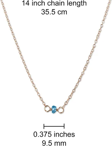 Miniatura 121 de Gargantilla de piedra natal – Regalo de cumpleaños, regalo para niña, mujer, amiga, hija, esposa, mamá, ella, joyas de piedras preciosas para uso