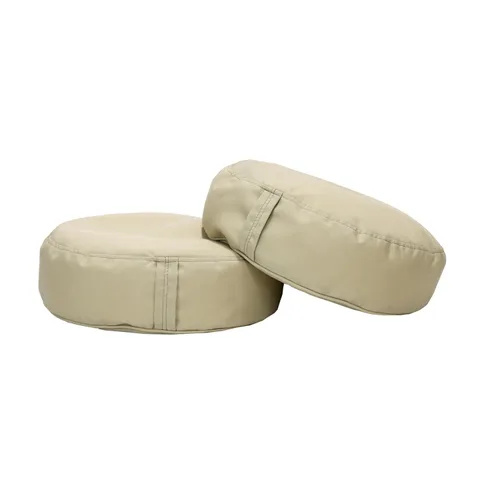 Miniatura 4 de FDP 13925-SD - Cojines redondos de suelo de olefina de 16 pulgadas con asas, para interiores y exteriores, asientos flexibles para decoración