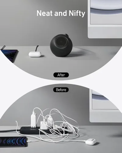 Miniatura 3 de Anker MagGo Estación de Carga Magnética, Certificada Qi2 de 15W Cargador Inalámbrico MagSafe Ultra-Rápido para iPhone 15/14/13, Regleta