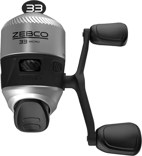 Miniatura 10 de Zebco 33 Spincast - Carrete de pesca, recuperación intercambiable a derecha o izquierda, alerta de mordida incorporada, engranajes totalmente