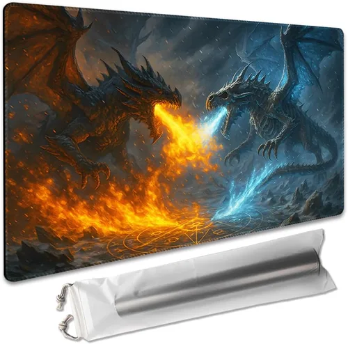 Miniatura 33 de Tapete de Juego de Mesa Premium de 24x14 pulgadas TCG Compatible con OCG CCG RPG MTG Tapetes de Juego, Alfombrilla de Ratón Tapete de Escritorio
