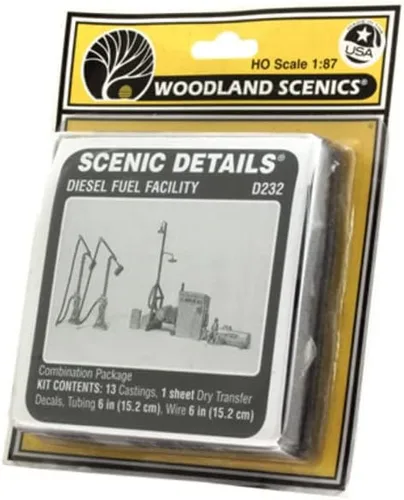 Miniatura 3 de Woodland Scenics Detalles escénicos de la instalación de combustible diesel