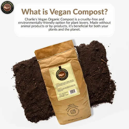 Miniatura 3 de Charlie's Vegan Compost – Jardinería orgánica concentrada vegana sin crueldad animal para plantas enmienda de suelo potenciador de suciedad