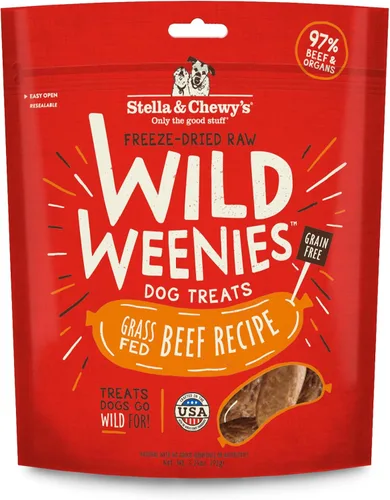 Stella & Chewy's Golosinas para perros Wild Weenies crudas liofilizadas – Golosinas de entrenamiento con alto contenido de proteínas para perros y