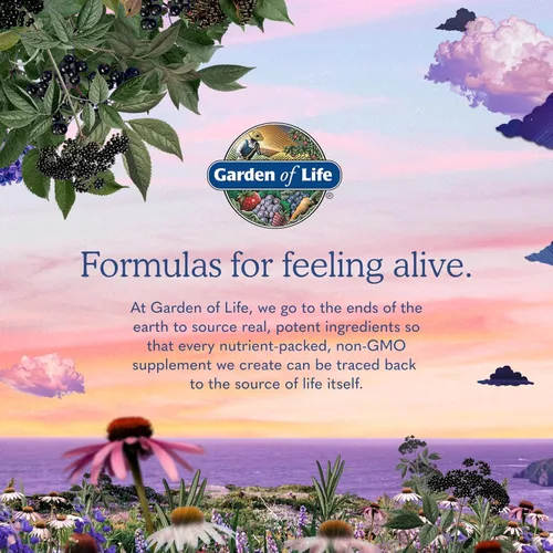 Miniatura 8 de Garden of Life Organics 60 tabletas para respuesta inflamatoria de cúrcuma extrafuerte 100mg de curcumina (95% curcuminoides)/pimienta