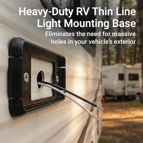 Miniatura 5 de Lumitronics Soporte de base RV para mini luces de línea delgada