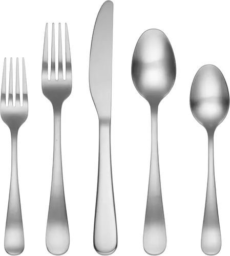 Miniatura 10 de Cambridge Silversmiths Rhiannon Black Satin - Juego de cubiertos de 20 piezas, servicio para 4 Negro
