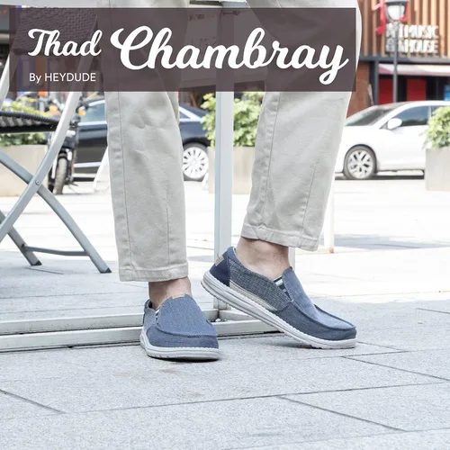 Miniatura 2 de Hey Dude Thad - Mocasines para hombre en varios colores, cómodos y ligeros