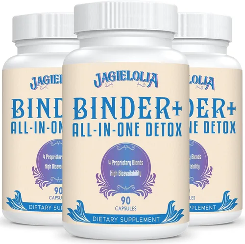 Miniatura 9 de Jagielolia Suplemento de desintoxicación todo en uno de 1500 mg – Alta biodisponibilidad, limpieza de desintoxicación intestinal hepática con carbón
