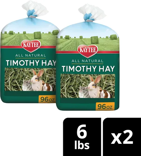 Miniatura 12 de Kaytee Heno Timothy, alto en fibra, cultivado específicamente para animales pequeños, conejos, cobayas, chinchillas, pedido a granel ideal