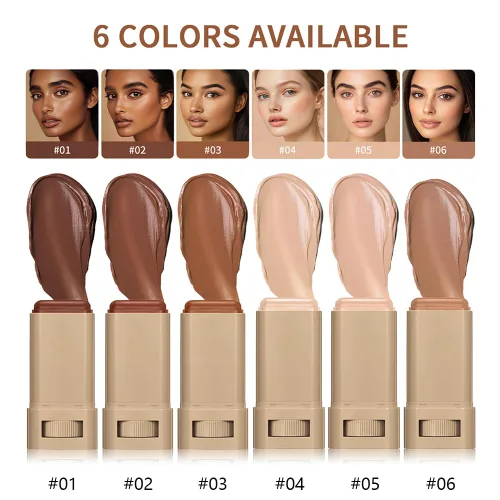 Miniatura 4 de Un bálsamo de belleza 3 en 1combining, suero de belleza, tinte para la piel, suero hidratante teñido sólido, base de contorno facial para mujeres