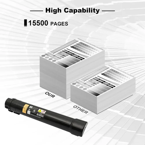 Miniatura 3 de Cartucho de tóner remanufacturado para Xerox Versalink B7025 B7030 B7035 compatible con tóner negro 106R03393 15500 páginas, 1 paquete