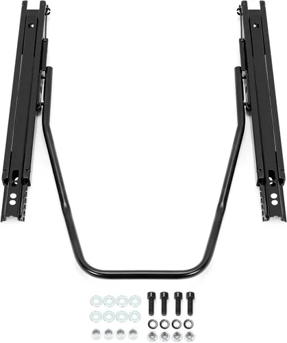 Miniatura 10 de Kojem Deslizadores Universales de Asiento Riel de Montaje de Asiento, Kit de Soportes de Rieles de Bloqueo Dual Compatible con Asientos de Carreras