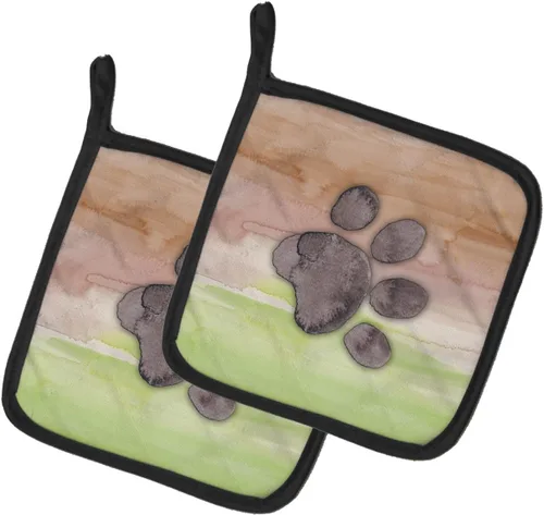 Miniatura 59 de Caroline's Treasures BB7370PTHD - Juego de soportes para ollas de herradura para cocina, resistentes al calor, almohadillas calientes para cocinar