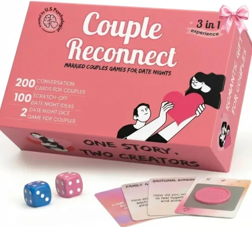 Miniatura 12 de Life Sutra Couple Connect juego para parejas, regalo para el Día de San Valentín, juego para recién casados, 150 tarjetas de conversación, diseñado