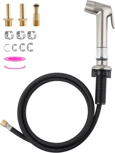 Miniatura 12 de Juego de Accesorios de Rociador de Fregadero de Cocina Universal/Manguera/Soporte, Rociador Lateral de Cocina Compatible con Grifería Moen/Delta