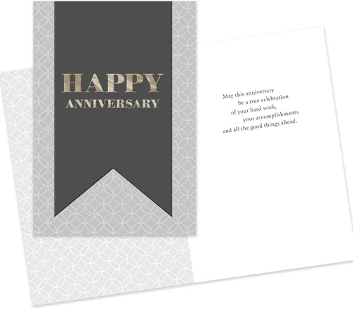 Miniatura 6 de Hallmark Business - Paquete de 25 tarjetas de aniversario de trabajo surtidas a granel (divertido y profesional)