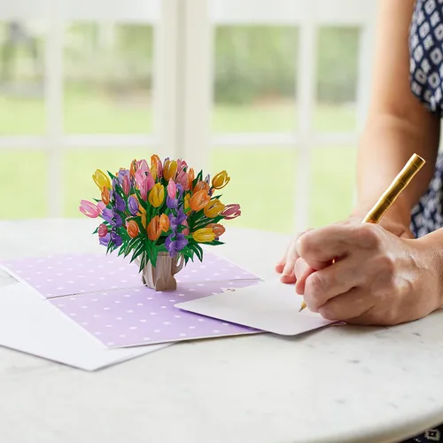 Miniatura 5 de Lovepop Flower Pop Up Cards - Tarjetas 3D, tarjetas de flores, tarjeta para mamá, tarjeta para esposa, tarjeta 3D, tarjeta para el día de la madre