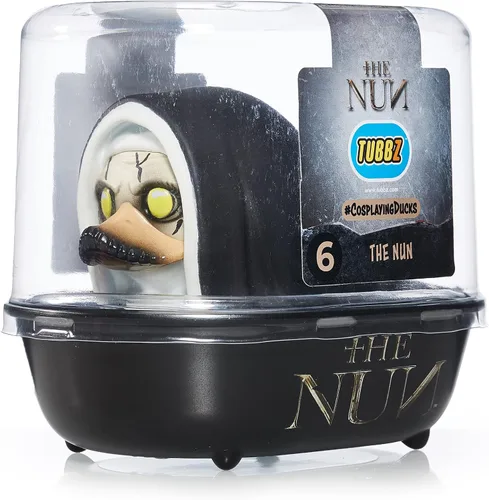 Miniatura 2 de TUBBZ Figura coleccionable de pato The Nun, producto oficial de The Nun, regalo de vinilo único para coleccionistas, edición limitada La monja