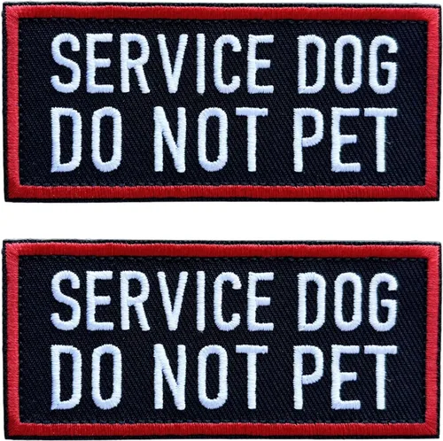 Miniatura 11 de 12 parches para perros de servicio, arnés de gancho táctico extraíble bordado en parche de entrenamiento, no mascotas, parche para perros de trabajo