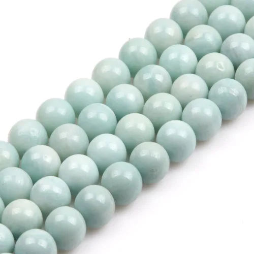 Miniatura 105 de GEM-Inside - Cuentas sueltas de ágata verde con bandas de energía natural, cuentas de energía natural para hacer joyas, 0.315 in, redondas, 15 Ágata