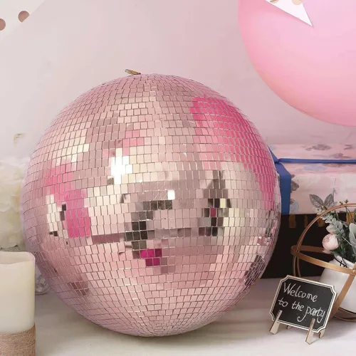 Miniatura 13 de Efavormart - 4 piezas de espejo de cristal Groovy de 6 pulgadas, decoración de fiesta de discoteca para bodas, eventos, fiestas de cumpleaños Plata