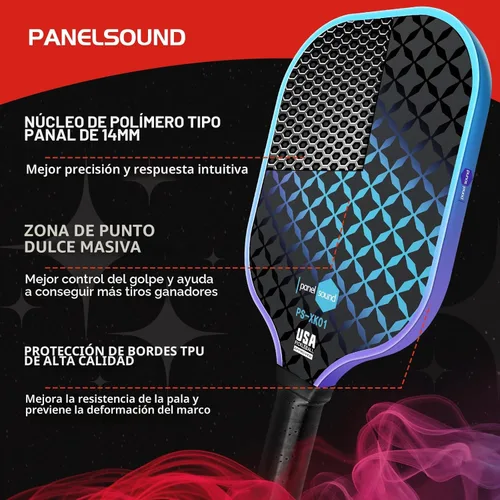 Miniatura 2 de Pickleball Paddles Set of 2 or 4, USAPA Approved Fiberglass Pickleball Racket Set with 4 Outdoor Pickleballs and 1 Carrying Case Paquete de 4 - 4