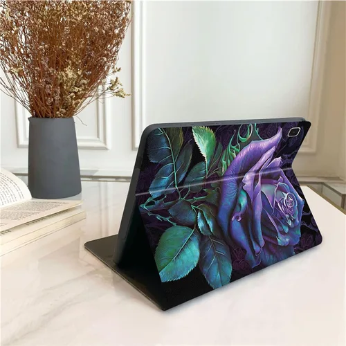Miniatura 6 de Funda protectora para Samsung Galaxy Tab A de 8.0 pulgadas 2017, piel sintética a prueba de golpes, funda protectora para Samsung Tab A 8.0 pulgadas