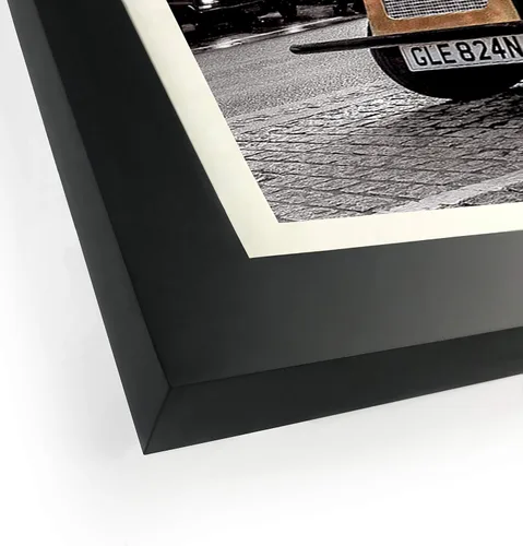 Miniatura 6 de Art Emotion - Portarretratos de madera maciza con vidrio reforzado de 2 mm, ganchos para colocar en horizontal o vertical