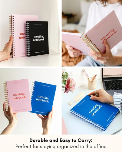 Miniatura 6 de Cuaderno de reuniones Lamare para la organización del trabajo – Cuaderno de trabajo perfecto para tomar notas y planificador de reuniones