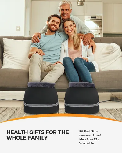 Miniatura 3 de CooCoCo Masajeador de pies calentado elegible por la FSA, calentador de pies aprobado por la HSA, calentador de pies Shiatsu para fascitis plantar