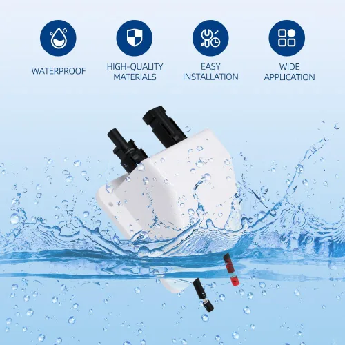 Miniatura 6 de Glándula de entrada de cable solar Slocable, carcasa de entrada de doble cable IP68 resistente a los rayos UV para proyecto solar en RV, barco
